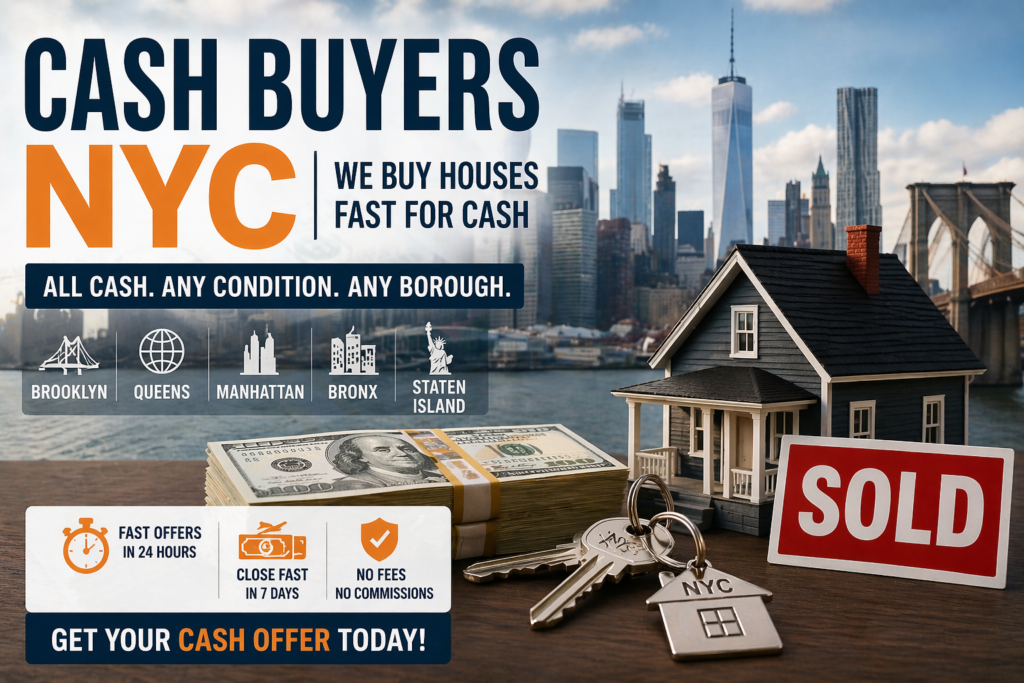 Get Cash Offers For Your House in NYC Today 
